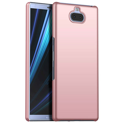 Coque Plastique Rigide Etui Housse Mat M01 pour Sony Xperia 10 Plus Or Rose