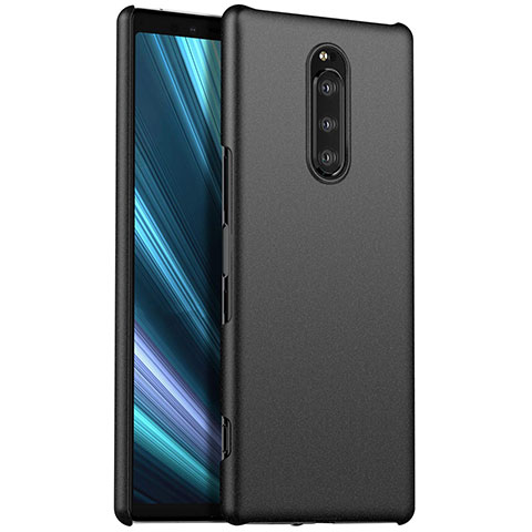 Coque Plastique Rigide Etui Housse Mat M01 pour Sony Xperia XZ4 Noir