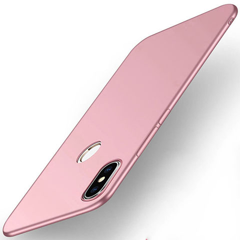 Coque Plastique Rigide Etui Housse Mat M01 pour Xiaomi Mi Max 3 Or Rose