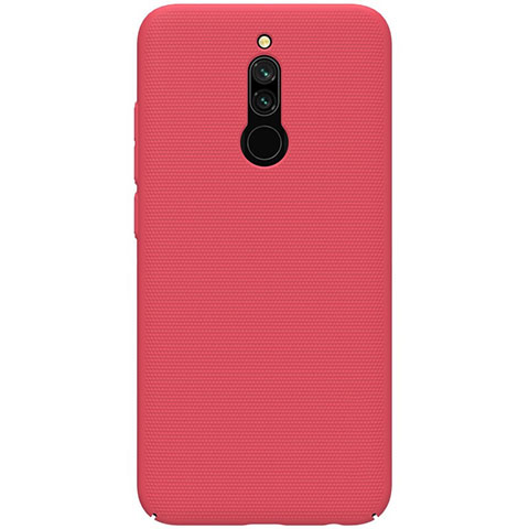 Coque Plastique Rigide Etui Housse Mat M01 pour Xiaomi Redmi 8 Rouge