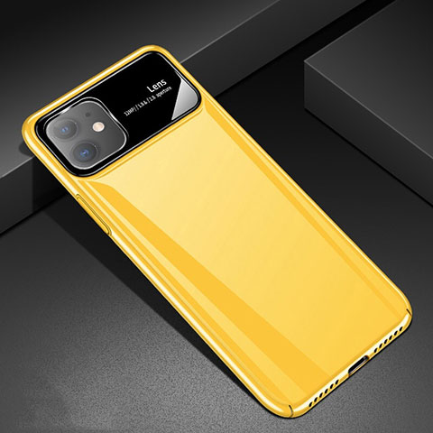 Coque Plastique Rigide Etui Housse Mat M02 pour Apple iPhone 11 Jaune