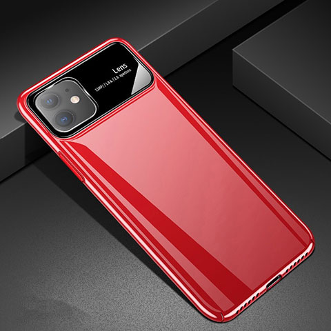 Coque Plastique Rigide Etui Housse Mat M02 pour Apple iPhone 11 Rouge