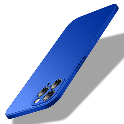 Coque Plastique Rigide Etui Housse Mat M02 pour Apple iPhone 16 Pro Bleu