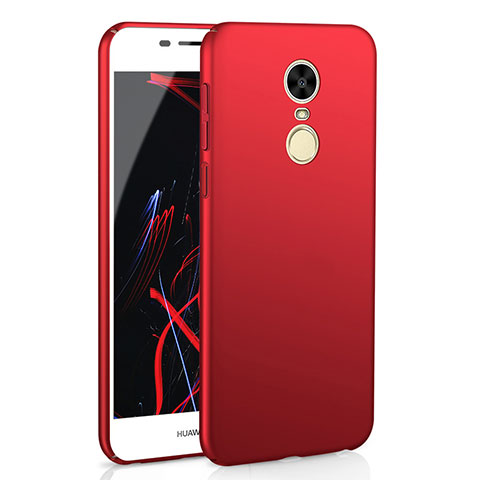 Coque Plastique Rigide Etui Housse Mat M02 pour Huawei Enjoy 6 Rouge