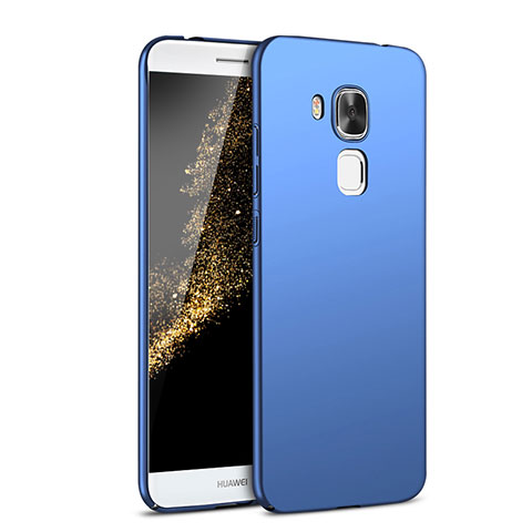 Coque Plastique Rigide Etui Housse Mat M02 pour Huawei G9 Plus Bleu