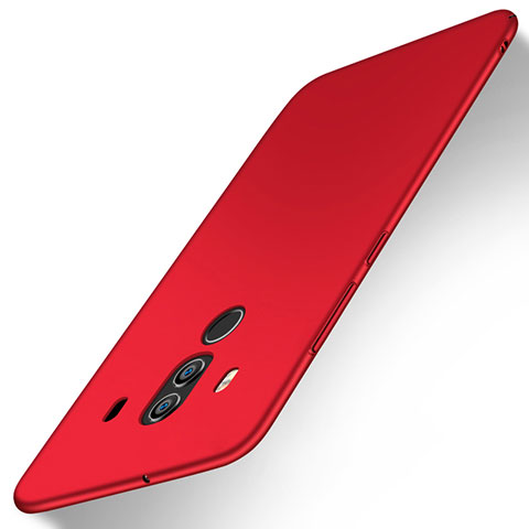 Coque Plastique Rigide Etui Housse Mat M02 pour Huawei Mate 10 Pro Rouge