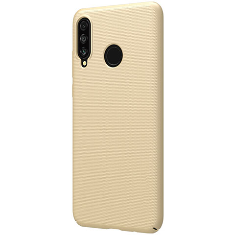 Coque Plastique Rigide Etui Housse Mat M02 pour Huawei Nova 4e Or