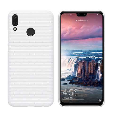 Coque Plastique Rigide Etui Housse Mat M02 pour Huawei Y9 (2019) Blanc