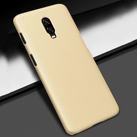 Coque Plastique Rigide Etui Housse Mat M02 pour OnePlus 6T Or