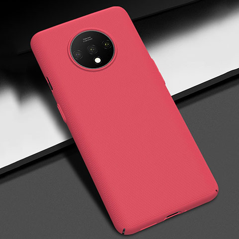 Coque Plastique Rigide Etui Housse Mat M02 pour OnePlus 7T Rouge