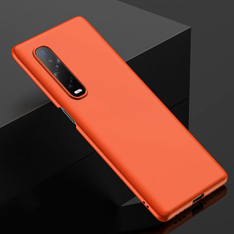 Coque Plastique Rigide Etui Housse Mat M02 pour Oppo Find X2 Pro Orange