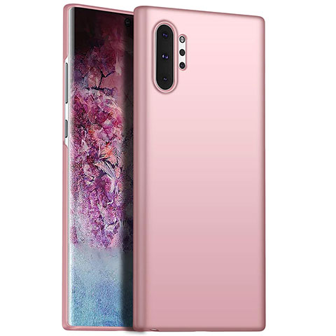 Coque Plastique Rigide Etui Housse Mat M02 pour Samsung Galaxy Note 10 Plus 5G Or Rose