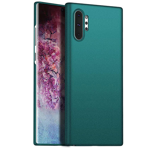 Coque Plastique Rigide Etui Housse Mat M02 pour Samsung Galaxy Note 10 Plus 5G Vert