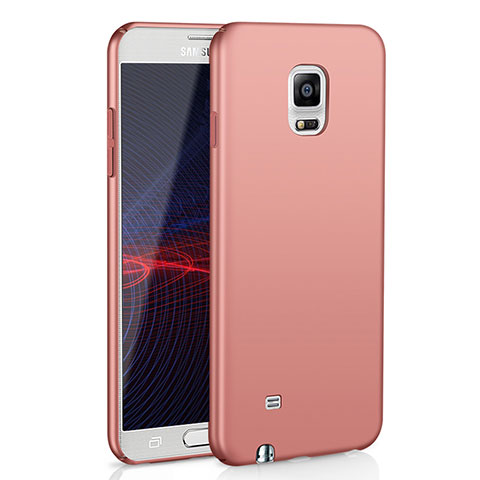 Coque Plastique Rigide Etui Housse Mat M02 pour Samsung Galaxy Note 4 Duos N9100 Dual SIM Or Rose