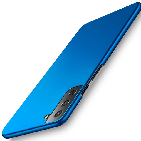 Coque Plastique Rigide Etui Housse Mat M02 pour Samsung Galaxy S21 Plus 5G Bleu