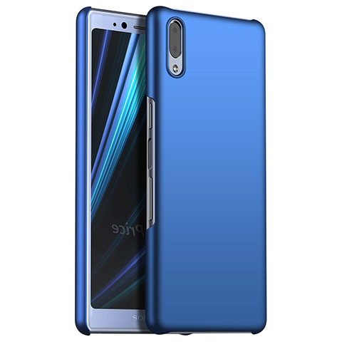 Coque Plastique Rigide Etui Housse Mat M02 pour Sony Xperia L3 Bleu