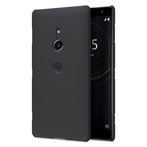 Coque Plastique Rigide Etui Housse Mat M02 pour Sony Xperia XZ2 Noir