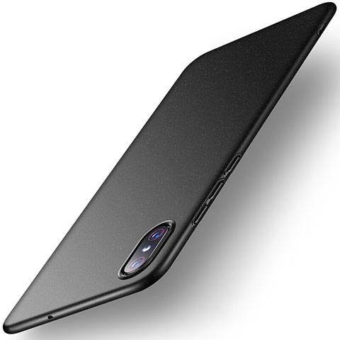 Coque Plastique Rigide Etui Housse Mat M02 pour Xiaomi Mi 8 Screen Fingerprint Edition Noir