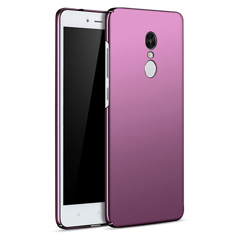 Coque Plastique Rigide Etui Housse Mat M02 pour Xiaomi Redmi Note 4X High Edition Violet