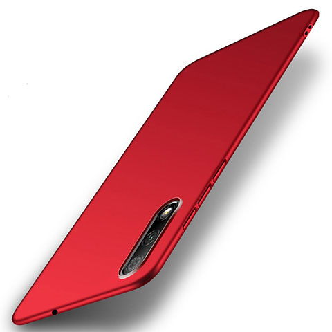 Coque Plastique Rigide Etui Housse Mat M03 pour Huawei Y9 Prime (2019) Rouge