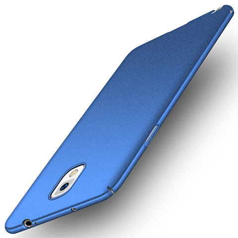 Coque Plastique Rigide Etui Housse Mat M03 pour Samsung Galaxy Note 3 N9000 Bleu