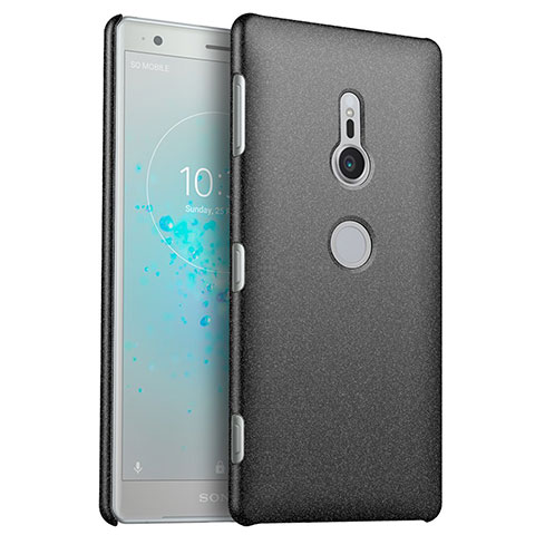 Coque Plastique Rigide Etui Housse Mat M03 pour Sony Xperia XZ2 Gris