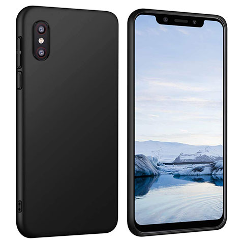 Coque Plastique Rigide Etui Housse Mat M03 pour Xiaomi Mi 8 Pro Global Version Noir