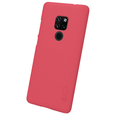 Coque Plastique Rigide Etui Housse Mat M04 pour Huawei Mate 20 Rouge