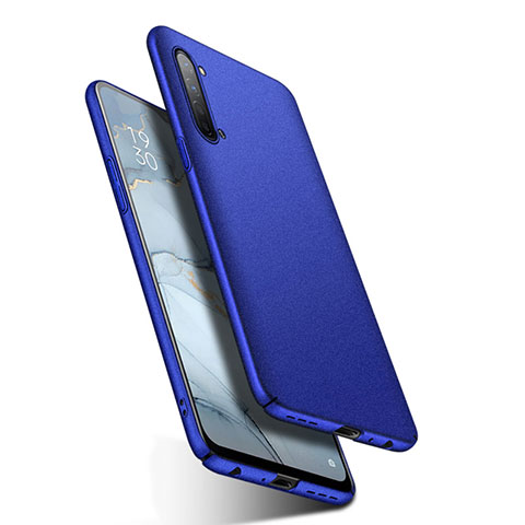 Coque Plastique Rigide Etui Housse Mat M04 pour Oppo F15 Bleu