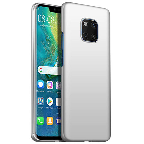 Coque Plastique Rigide Etui Housse Mat M05 pour Huawei Mate 20 Pro Blanc