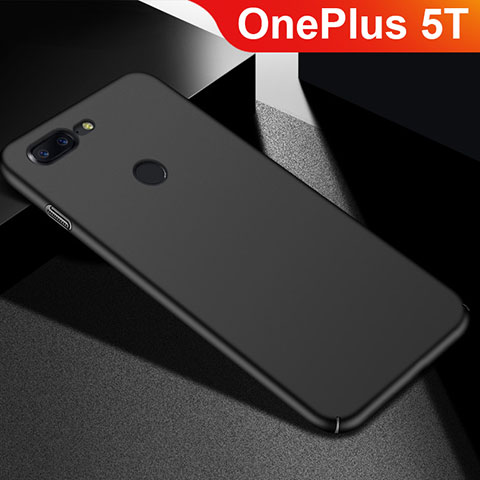 Coque Plastique Rigide Etui Housse Mat M05 pour OnePlus 5T A5010 Noir