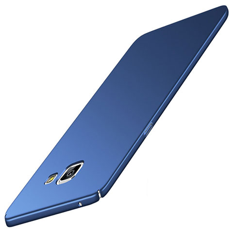 Coque Plastique Rigide Etui Housse Mat M05 pour Samsung Galaxy A9 (2016) A9000 Bleu