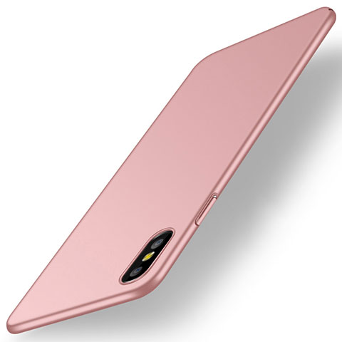 Coque Plastique Rigide Etui Housse Mat M15 pour Apple iPhone Xs Max Or Rose