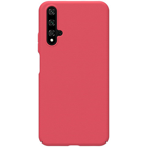 Coque Plastique Rigide Etui Housse Mat P01 pour Huawei Honor 20 Rouge