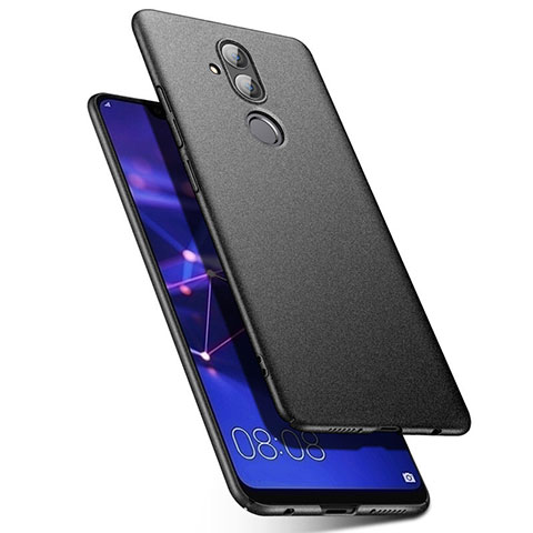 Coque Plastique Rigide Etui Housse Mat P01 pour Huawei Mate 20 Lite Noir