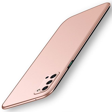 Coque Plastique Rigide Etui Housse Mat P01 pour Oppo Reno4 5G Or Rose