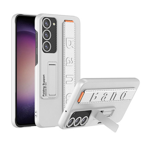 Coque Plastique Rigide Etui Housse Mat P01 pour Samsung Galaxy S21 Plus 5G Blanc