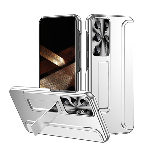 Coque Plastique Rigide Etui Housse Mat P01 pour Samsung Galaxy S24 Ultra 5G Argent