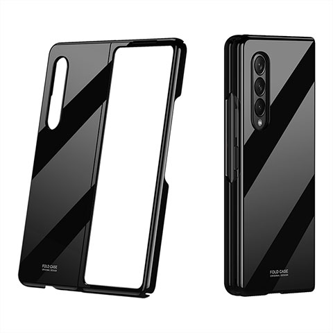 Coque Plastique Rigide Etui Housse Mat P01 pour Samsung Galaxy Z Fold3 5G Noir