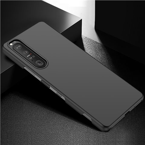 Coque Plastique Rigide Etui Housse Mat P01 pour Sony Xperia 1 III Noir