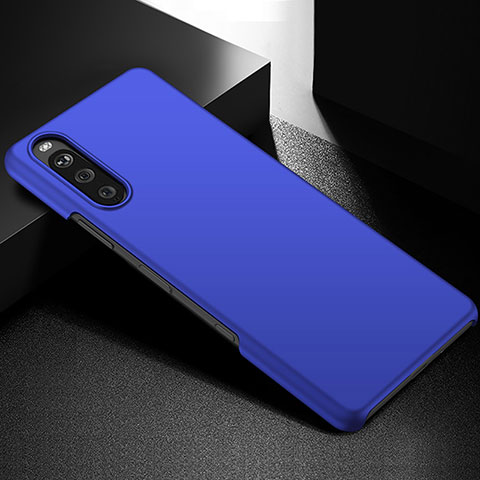 Coque Plastique Rigide Etui Housse Mat P01 pour Sony Xperia 10 III SOG04 Bleu