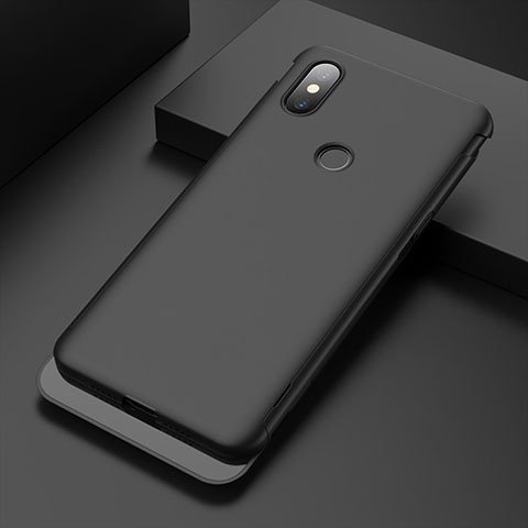 Coque Plastique Rigide Etui Housse Mat P01 pour Xiaomi Mi Mix 3 Noir