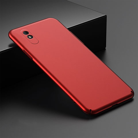 Coque Plastique Rigide Etui Housse Mat P01 pour Xiaomi Redmi 9i Rouge