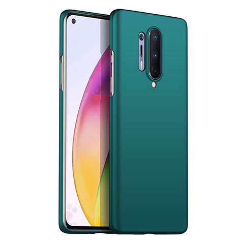 Coque Plastique Rigide Etui Housse Mat P02 pour OnePlus 8 Pro Vert