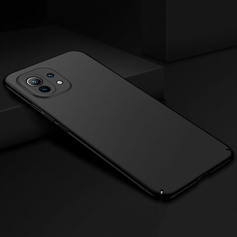 Coque Plastique Rigide Etui Housse Mat P02 pour Xiaomi Mi 11 Lite 5G NE Noir