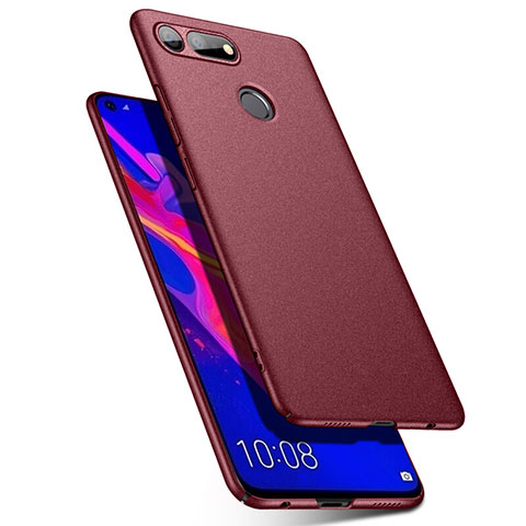 Coque Plastique Rigide Etui Housse Mat P03 pour Huawei Honor View 20 Vin Rouge