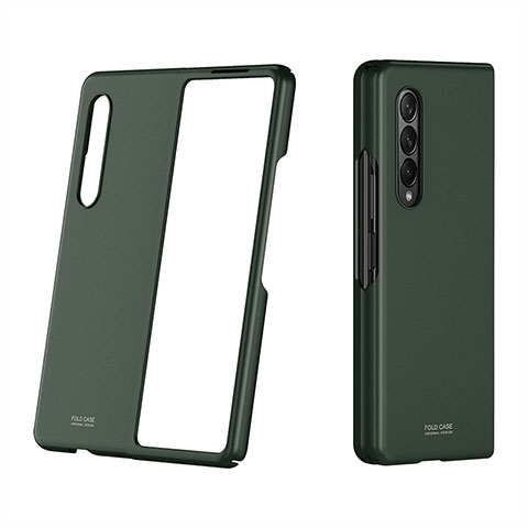 Coque Plastique Rigide Etui Housse Mat P03 pour Samsung Galaxy Z Fold3 5G Vert