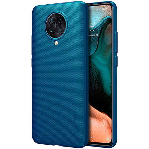 Coque Plastique Rigide Etui Housse Mat P03 pour Xiaomi Poco F2 Pro Bleu