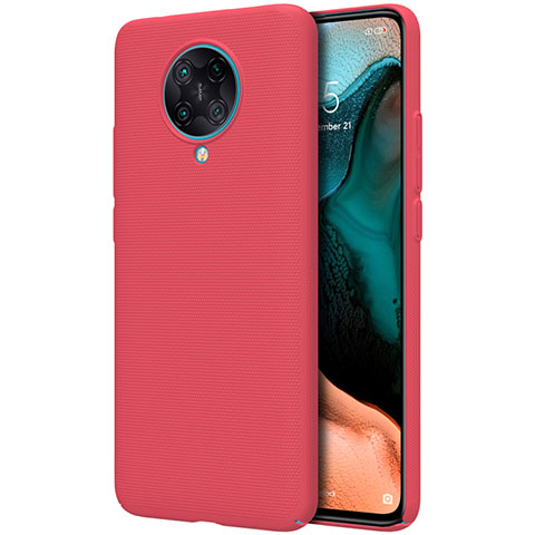 Coque Plastique Rigide Etui Housse Mat P03 pour Xiaomi Poco F2 Pro Rouge