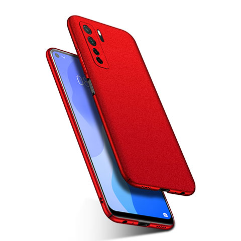 Coque Plastique Rigide Etui Housse Mat P04 pour Huawei P40 Lite 5G Rouge